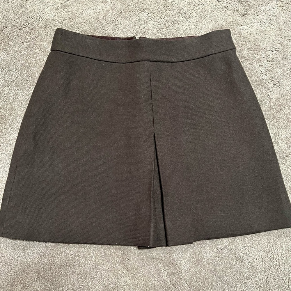 Women’s J Crew Brown wool skirt, size 6